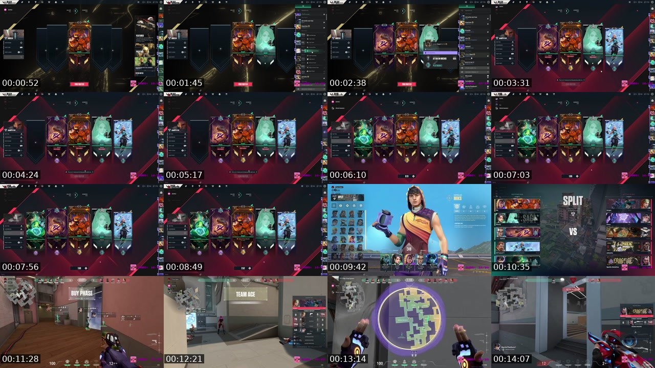 Contact-sheet preview of ChaarQueen's Twitch recording