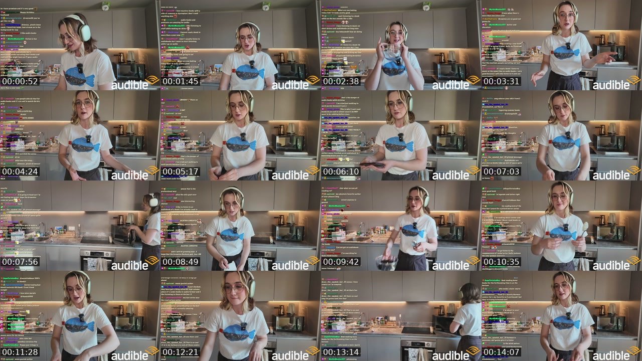 Contact-sheet preview of bekyamon's Twitch recording