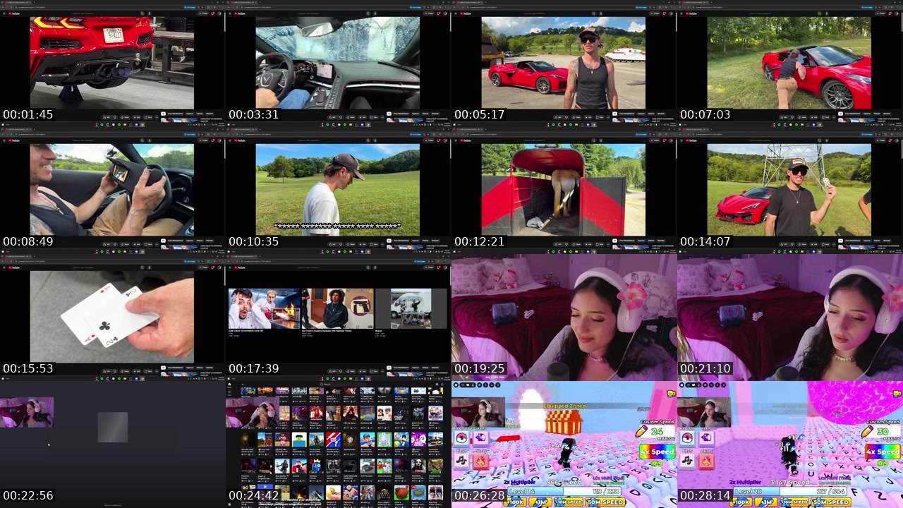 Contact-sheet preview of ilyanqie's Twitch recording