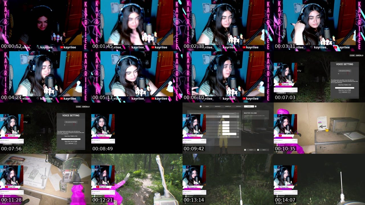 Contact-sheet preview of kayriiee_'s Twitch recording