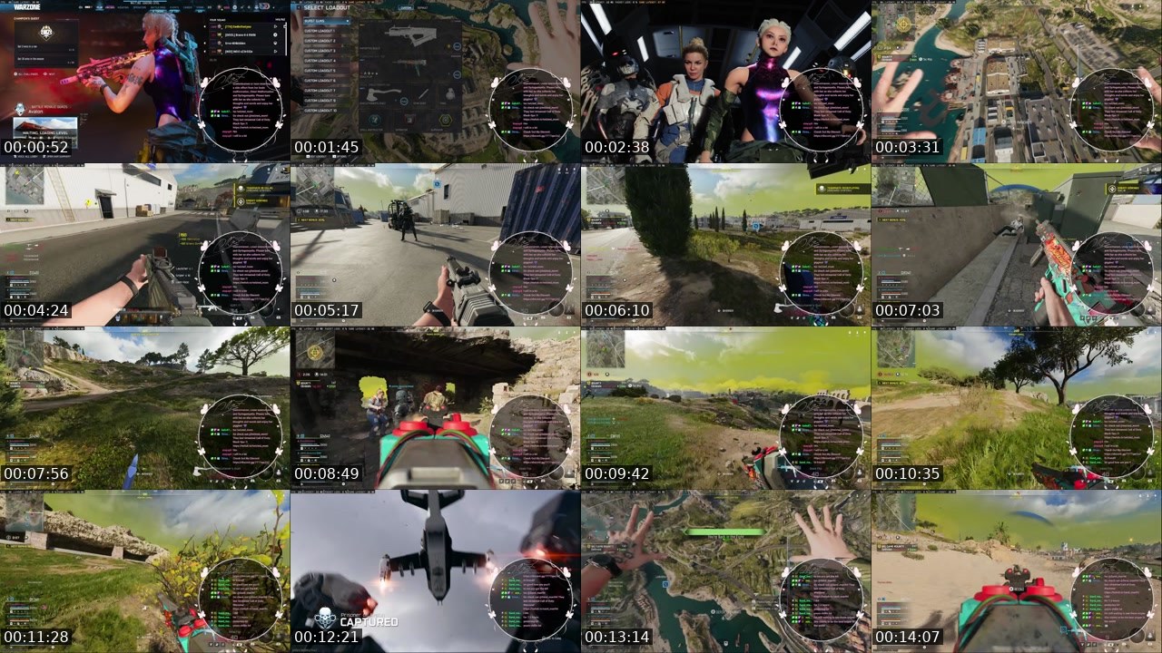 Contact-sheet preview of Dadizthatyou's Twitch recording