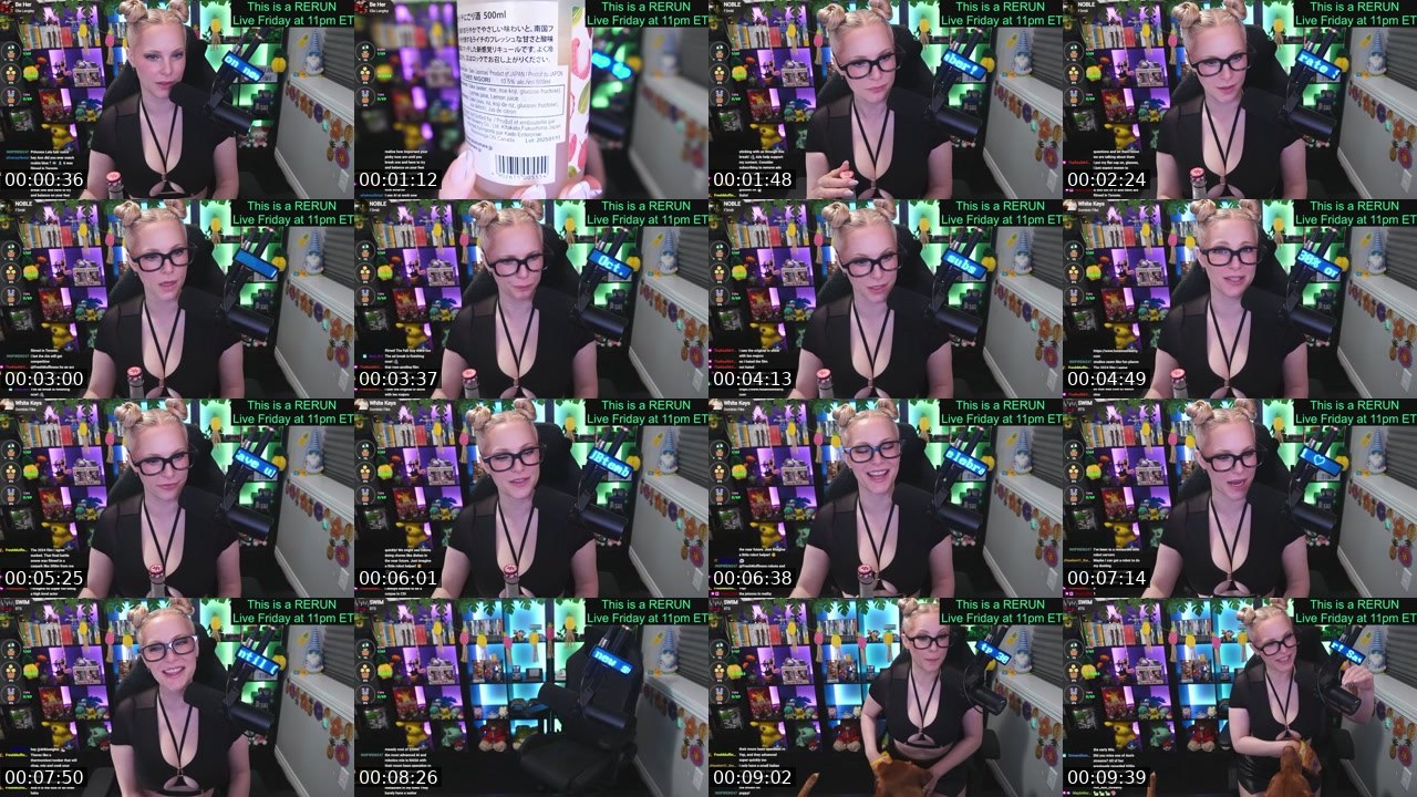 Contact-sheet preview of Hot_Ann_Streamy's Twitch recording