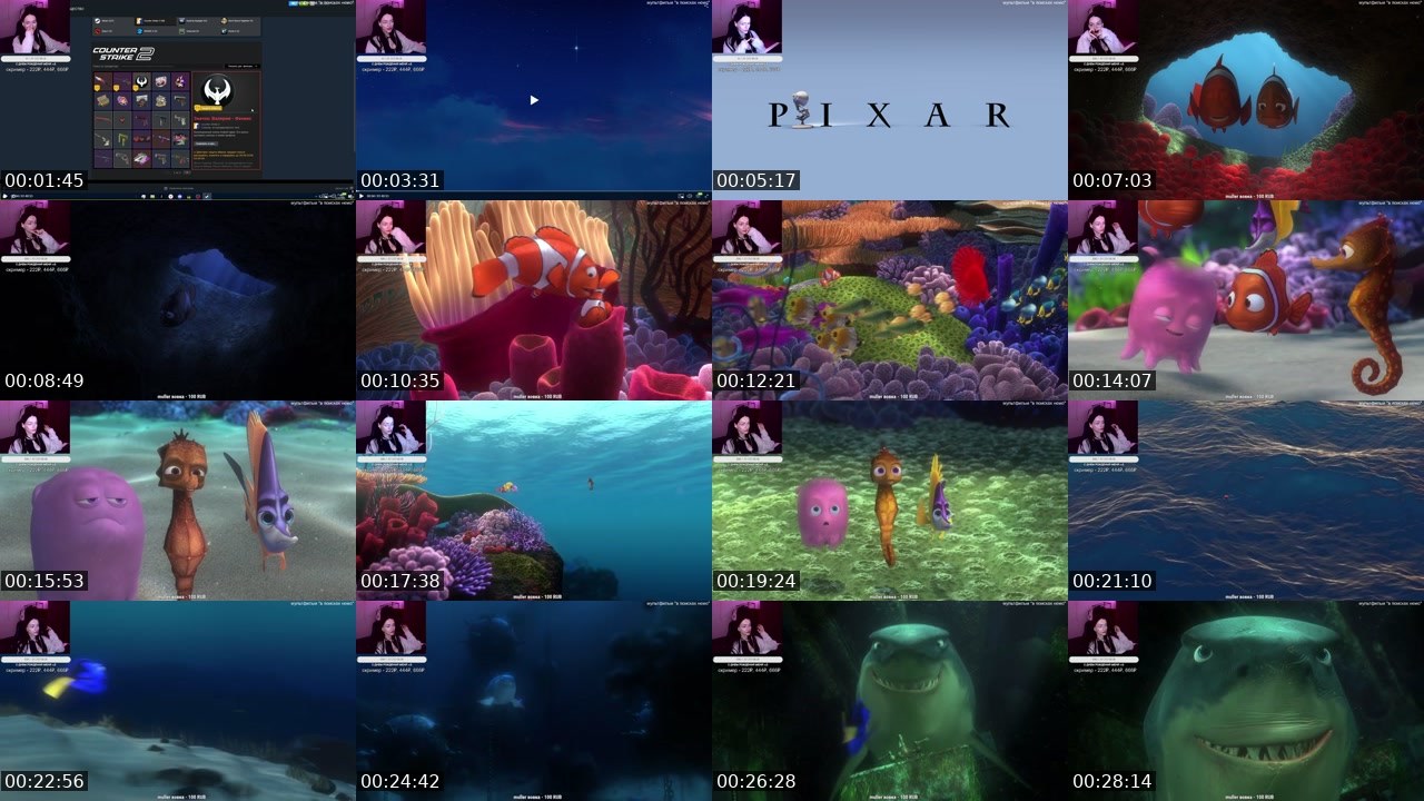 Contact-sheet preview of trevozhnostb's Twitch recording