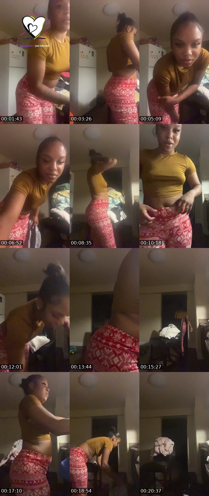 Contact-sheet preview of kassidylashayy00's Twitch recording