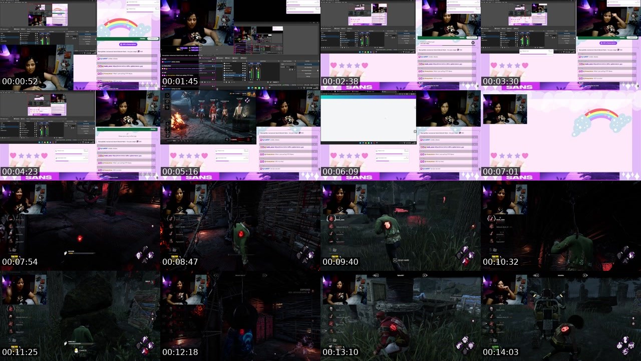 Contact-sheet preview of basic_sans's Twitch recording