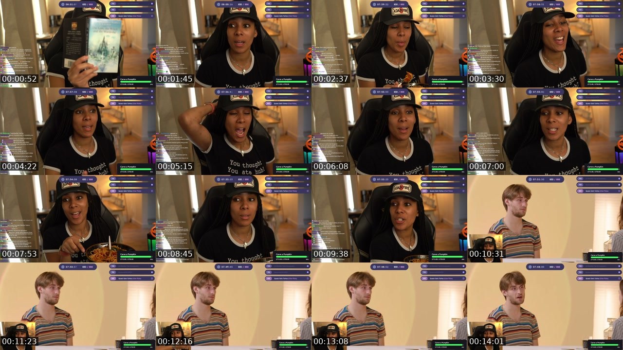 Contact-sheet preview of Redivivus's Twitch recording