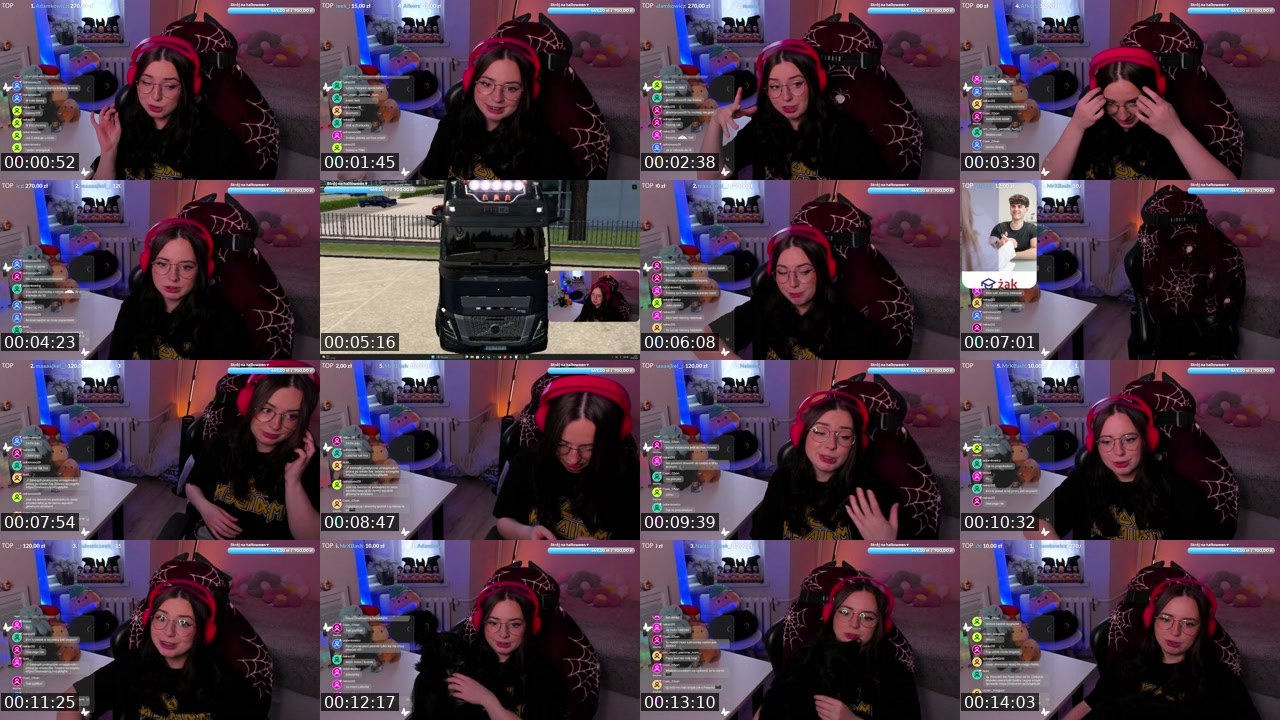 Contact-sheet preview of Notii_'s Twitch recording