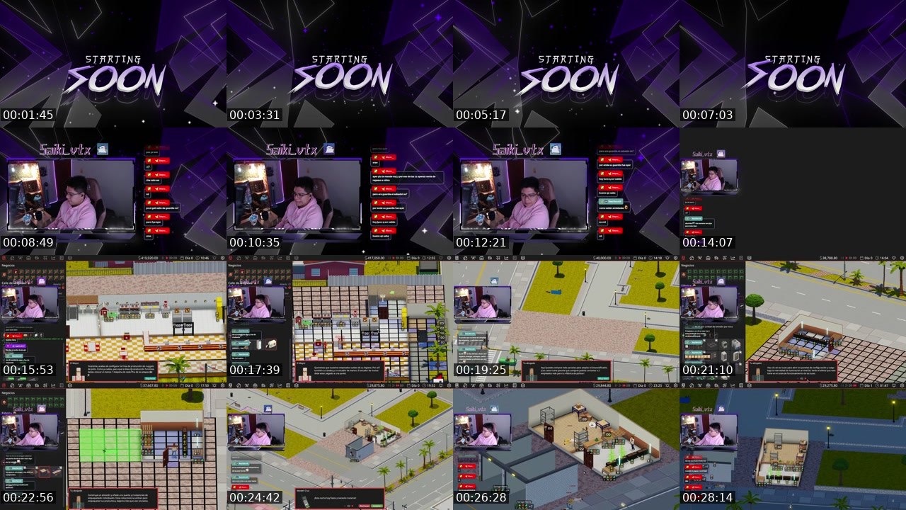 Contact-sheet preview of saiki_vtx's Twitch recording