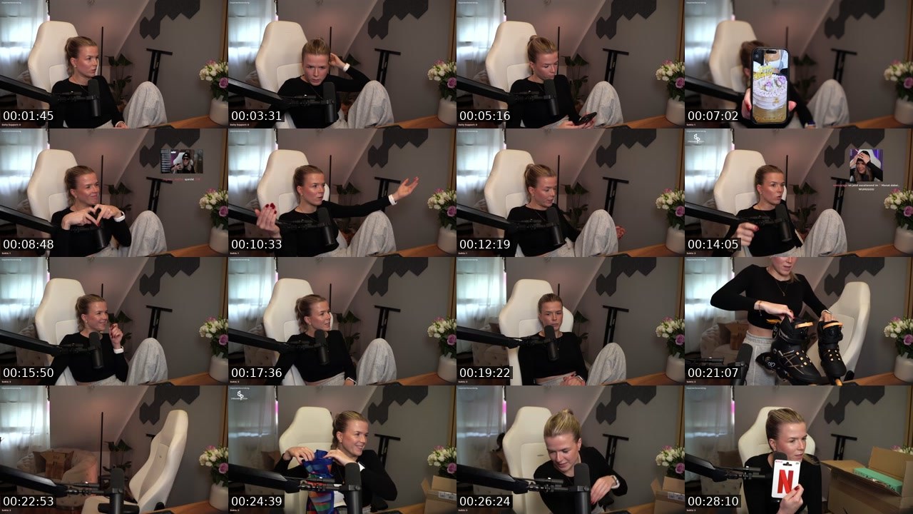 Contact-sheet preview of escalari's Twitch recording