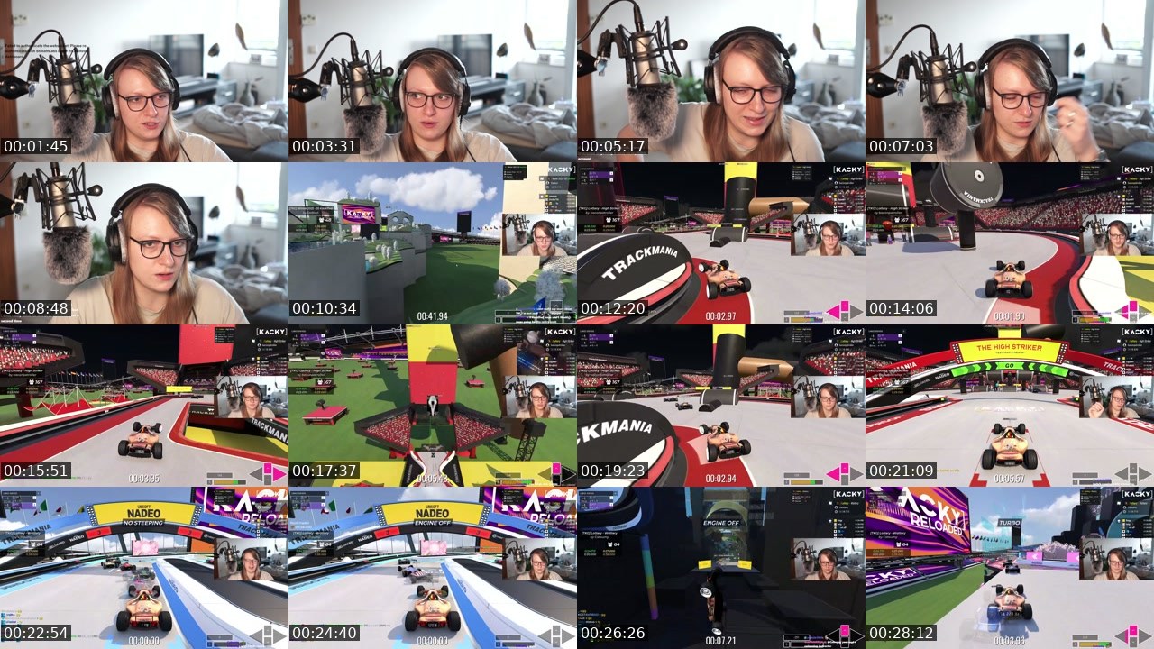 Contact-sheet preview of DivineCarly's Twitch recording