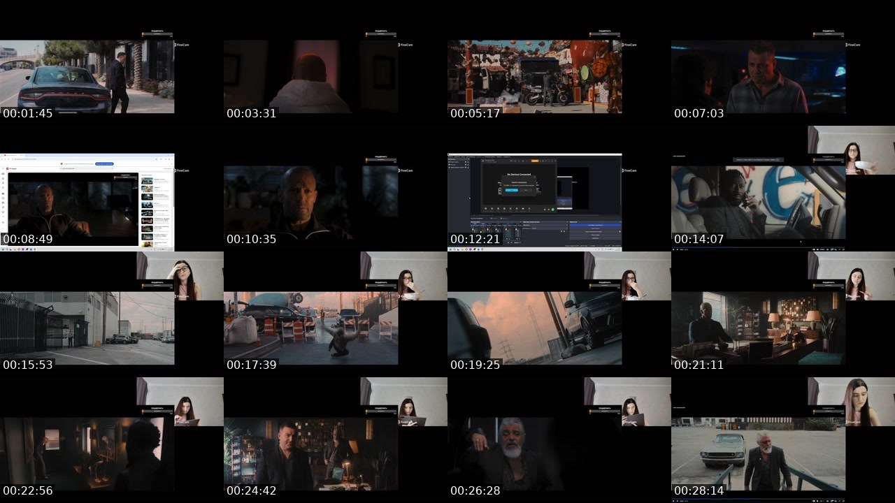 Contact-sheet preview of sonise14's Twitch recording