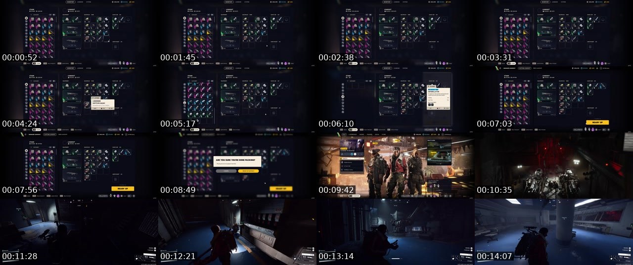 Contact-sheet preview of DfyneBunny's Twitch recording