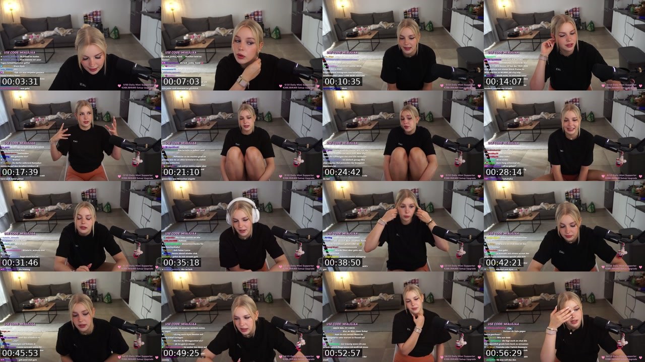 Contact-sheet preview of mialiliaa's Twitch recording