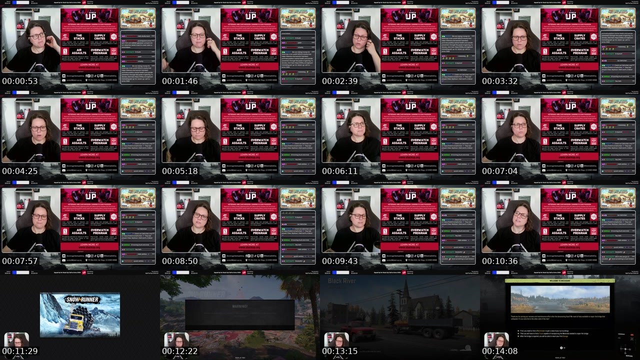 Contact-sheet preview of duck_h4z4rd's Twitch recording